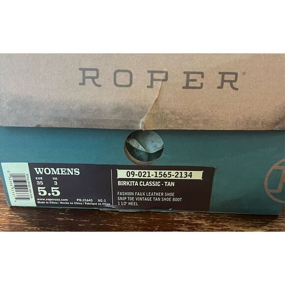 Roper Leather Booties - 5.5 - Picture 6 of 6